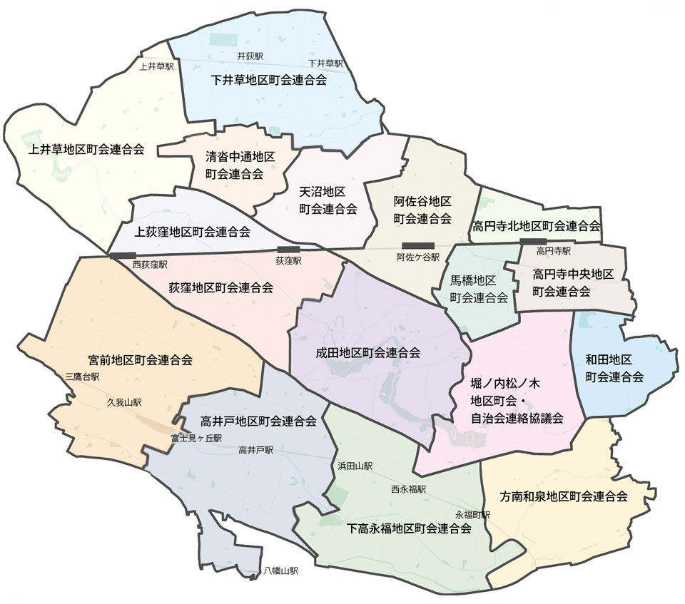 地区町会連合MAP
